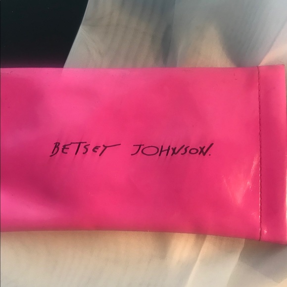 🎉host pick🎉 Betsey Johnson Blk shimmer Aviators - Picture 4 of 4